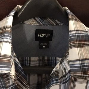 Fox men’s collar shirt medium
